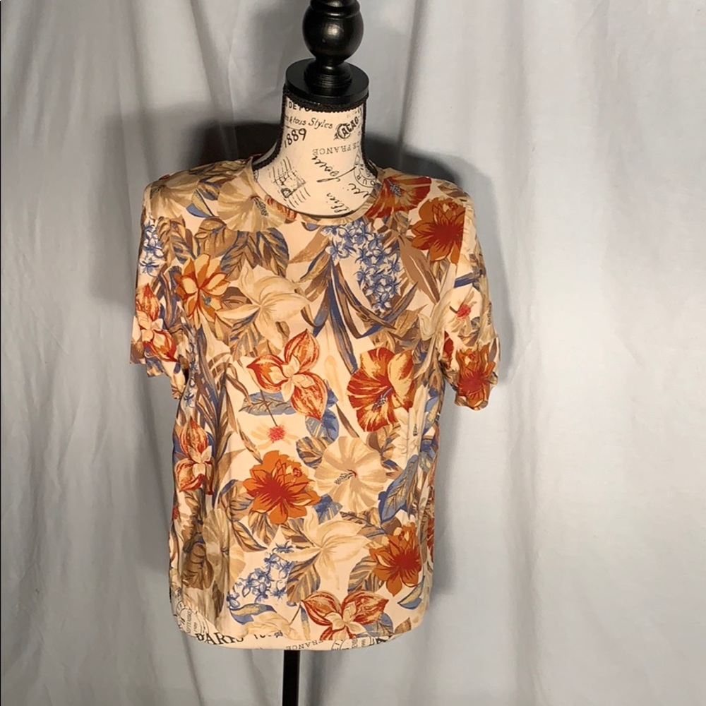 Sag Harbor short sleeved blouse